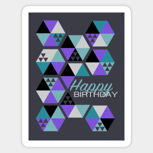 Happy Birthday Card Sticker